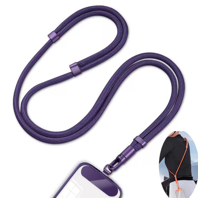 Crossbody Lanyard Neck Strap Case - Cordão universal para telefone com clipe