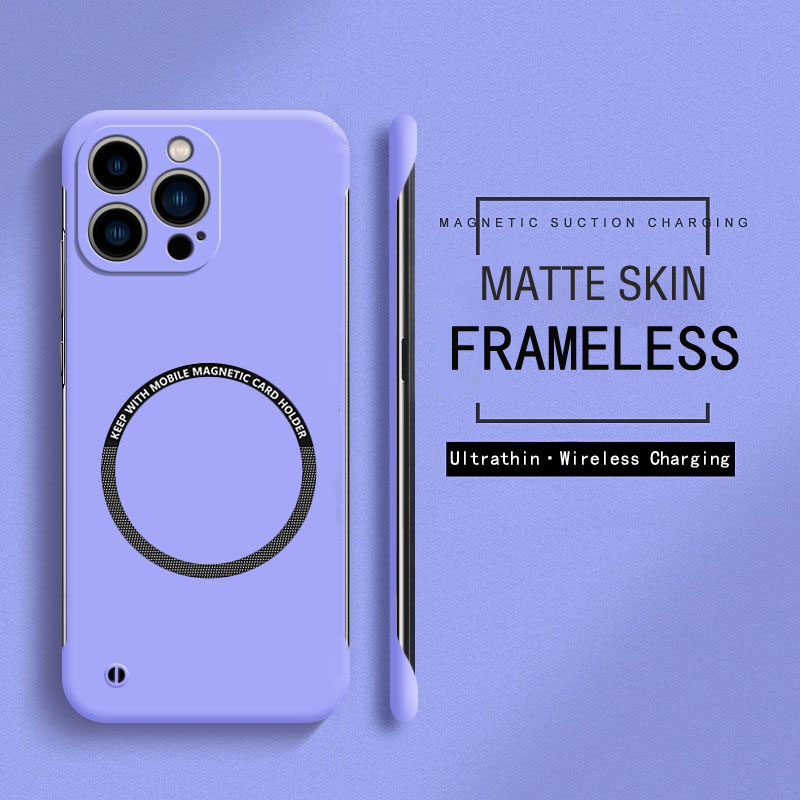 Matte Hard Pc Back Case - Magnético sem moldura para magsafe ultra