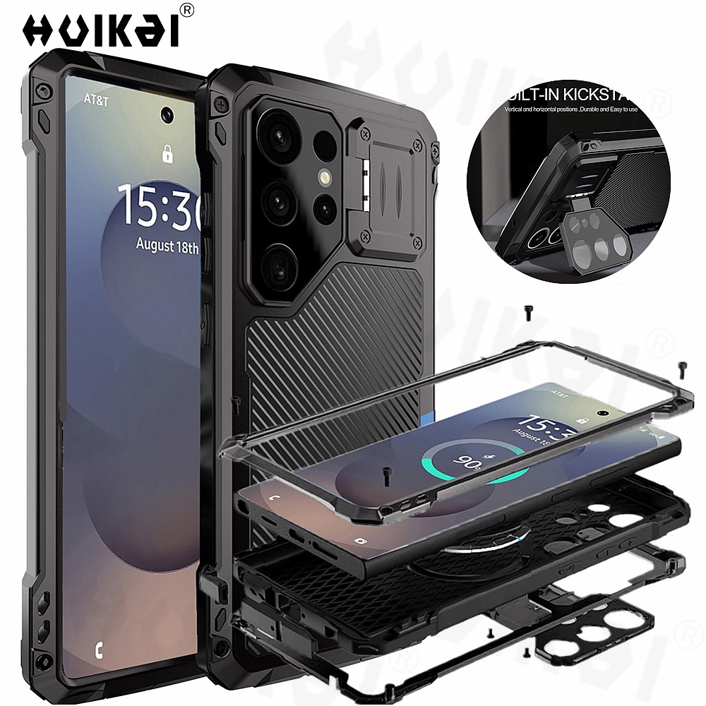 Heavy Duty 360 Full Body Protective Case - Capa para samsung galaxy s25 ultra
