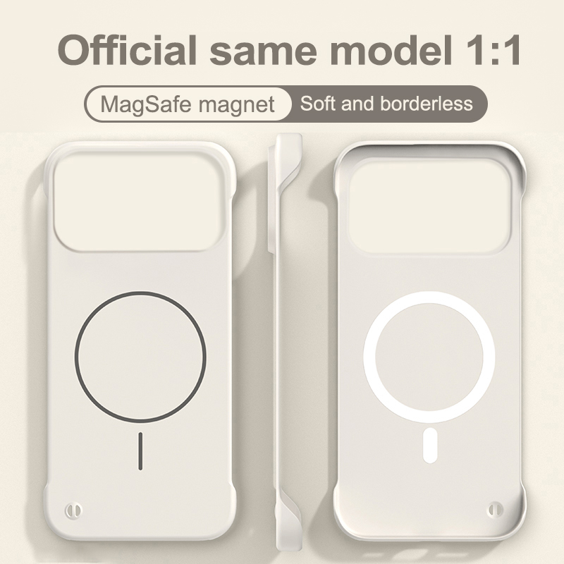Ultra Thin Frameless Phone Cover - Ultra fino macio sentimento fosco magnético