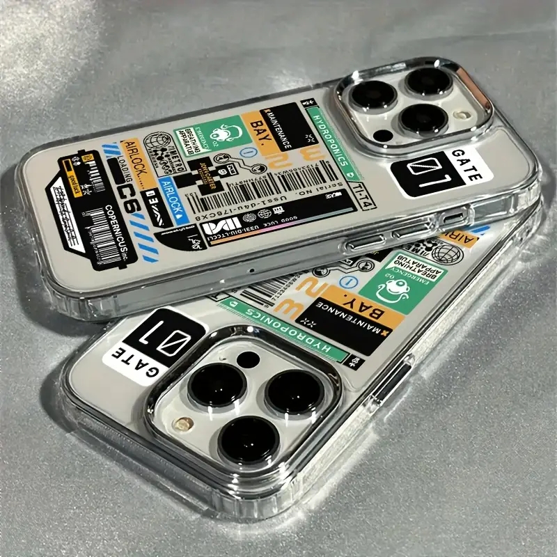 Clear Shockproof Bumper Case - Etiquetas adesivas de carro capa de