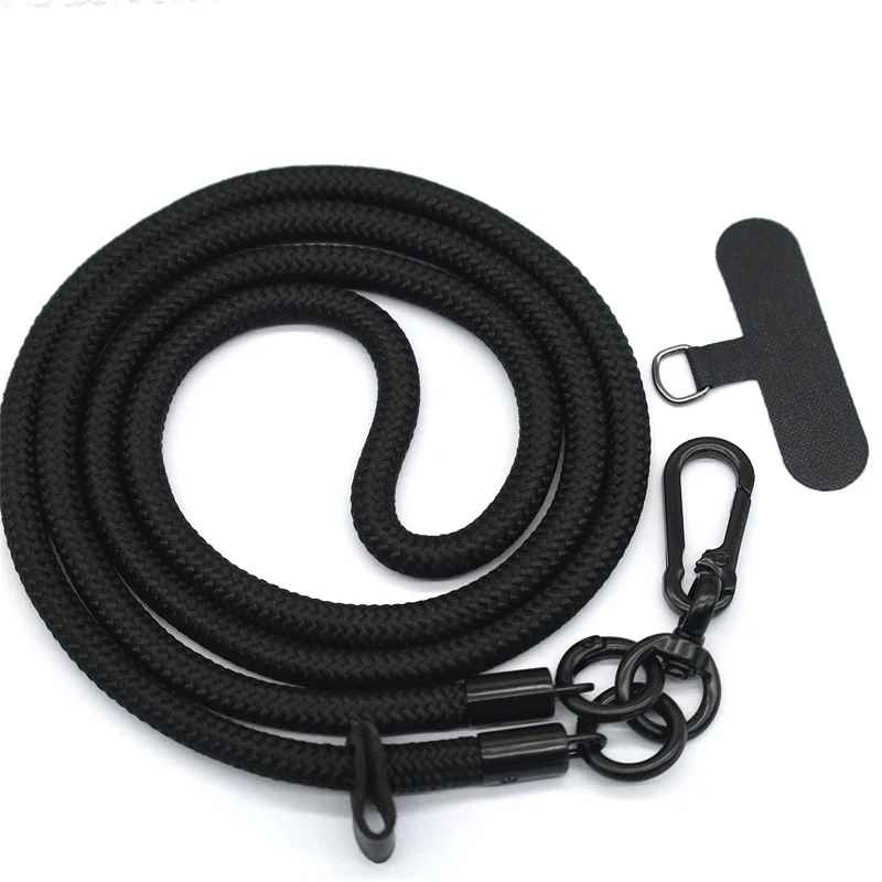 Crossbody Lanyard Neck Strap Case - Cordão longo para celular, 8mm x