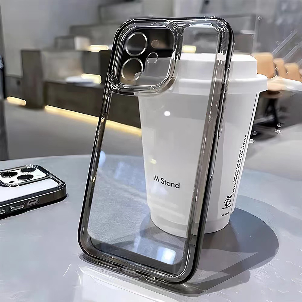 Clear Shockproof Bumper Case - Capa de Luxo para iPhone 15