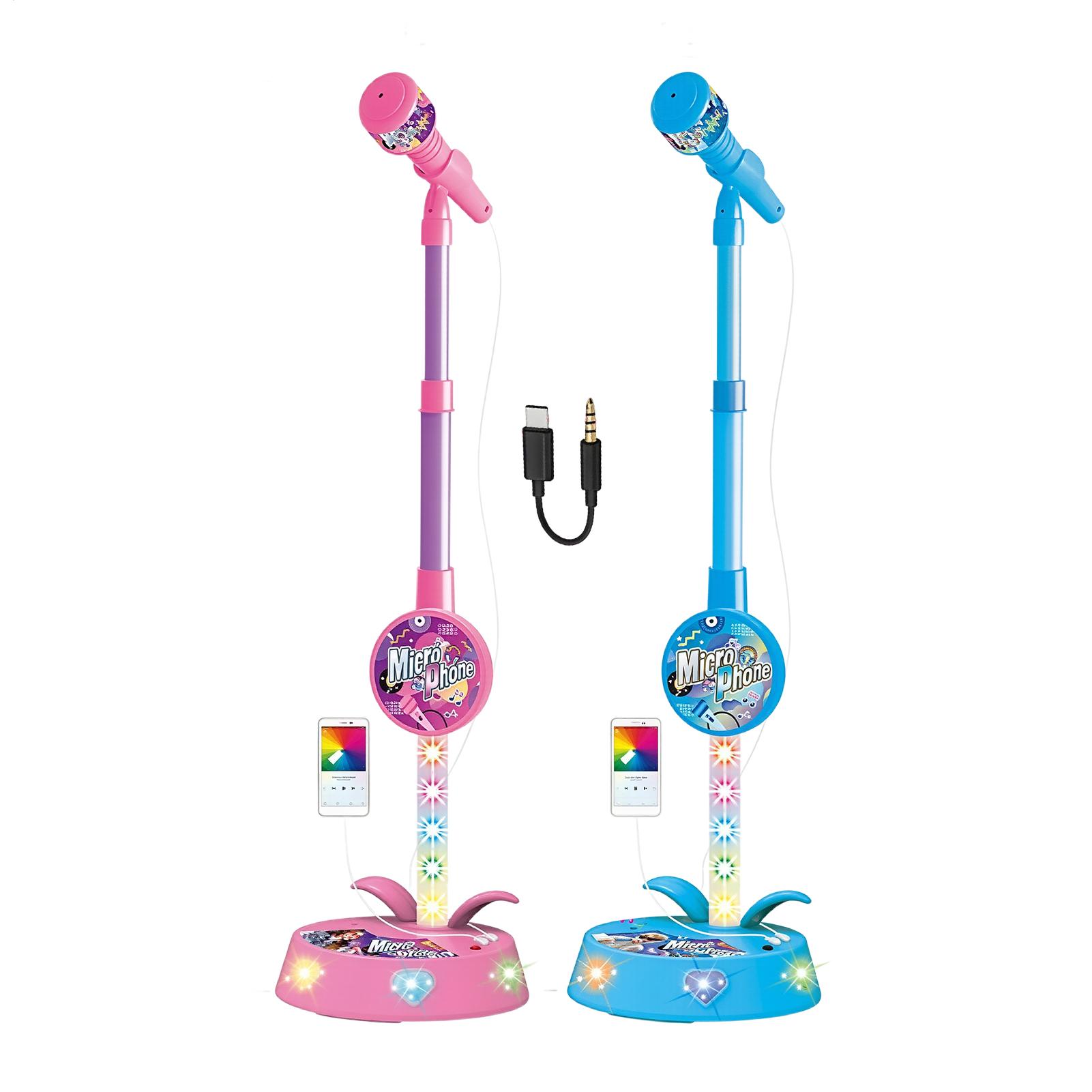 Phone Stands - Microfone para Crianças com Suporte, Sem