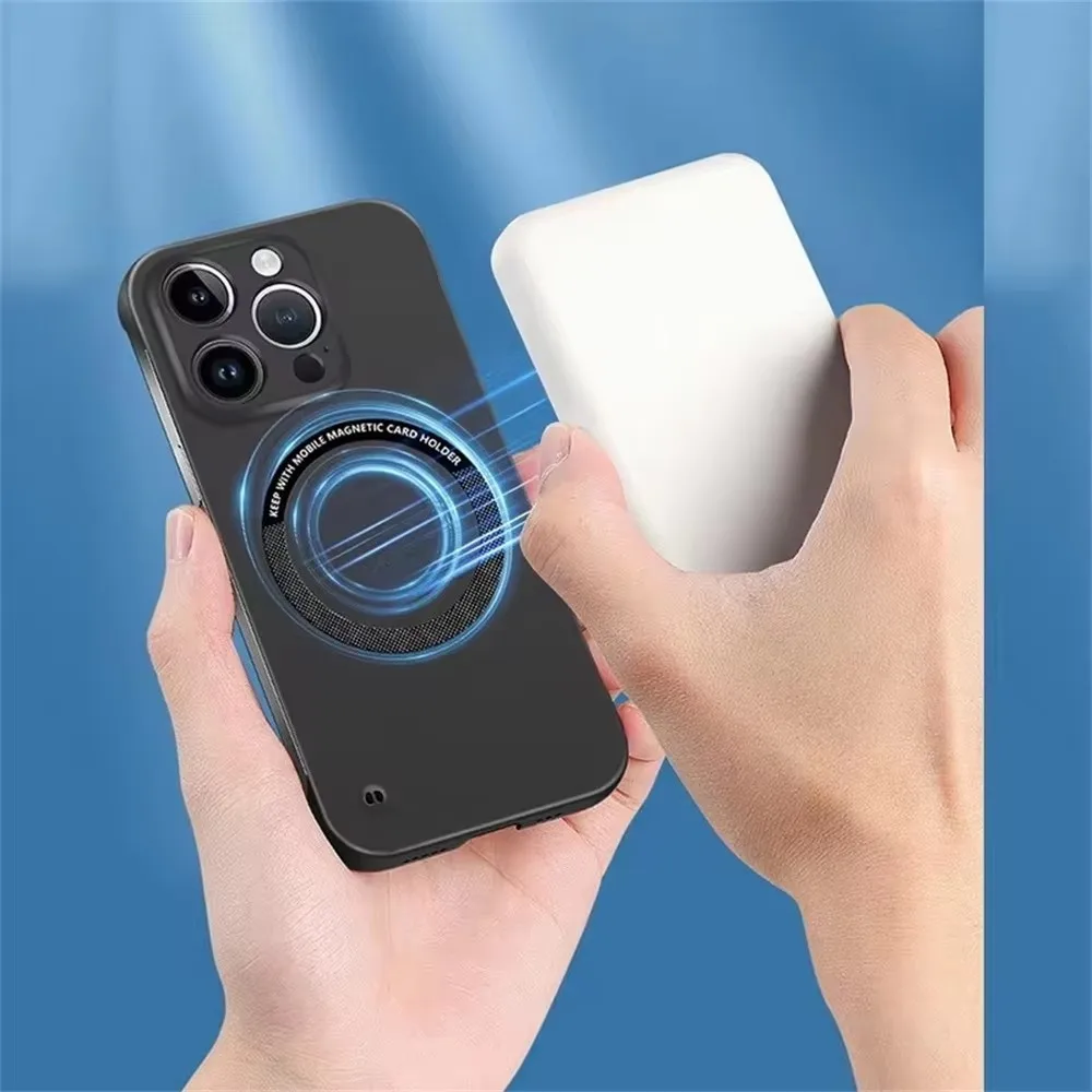 Para magsafe magnético sem mol - Ultra Thin Frameless Phone Cover avaliação e preço