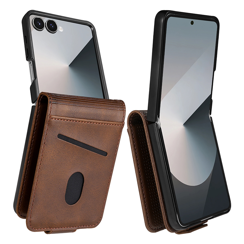 Capa de Telefone em Couro com  - Leather Wallet Card Holder Phone Cover avaliação e preço