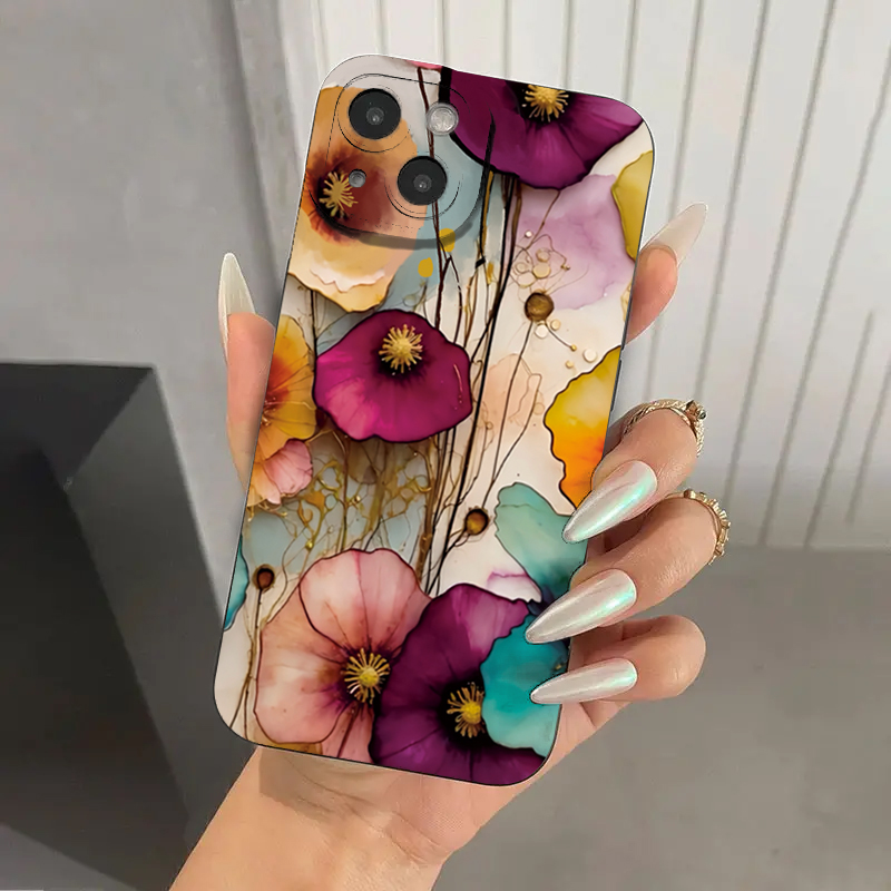 Capa protetora de telefone tpu - Vintage Floral Pattern Soft Case avaliação e preço