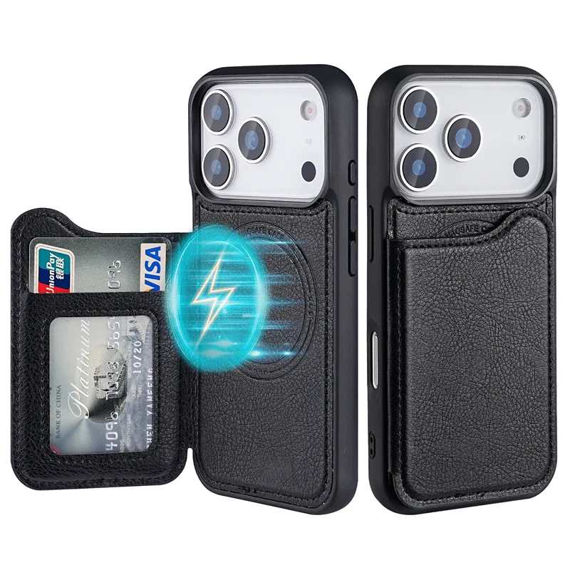 Capa de Telefone com Porta-Car - Leather Wallet Card Holder Phone Cover avaliação e preço