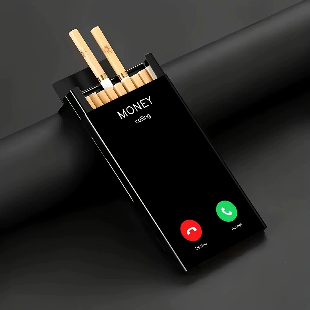 Estojo de cigarros metálico e  - Phone Cases avaliação e preço