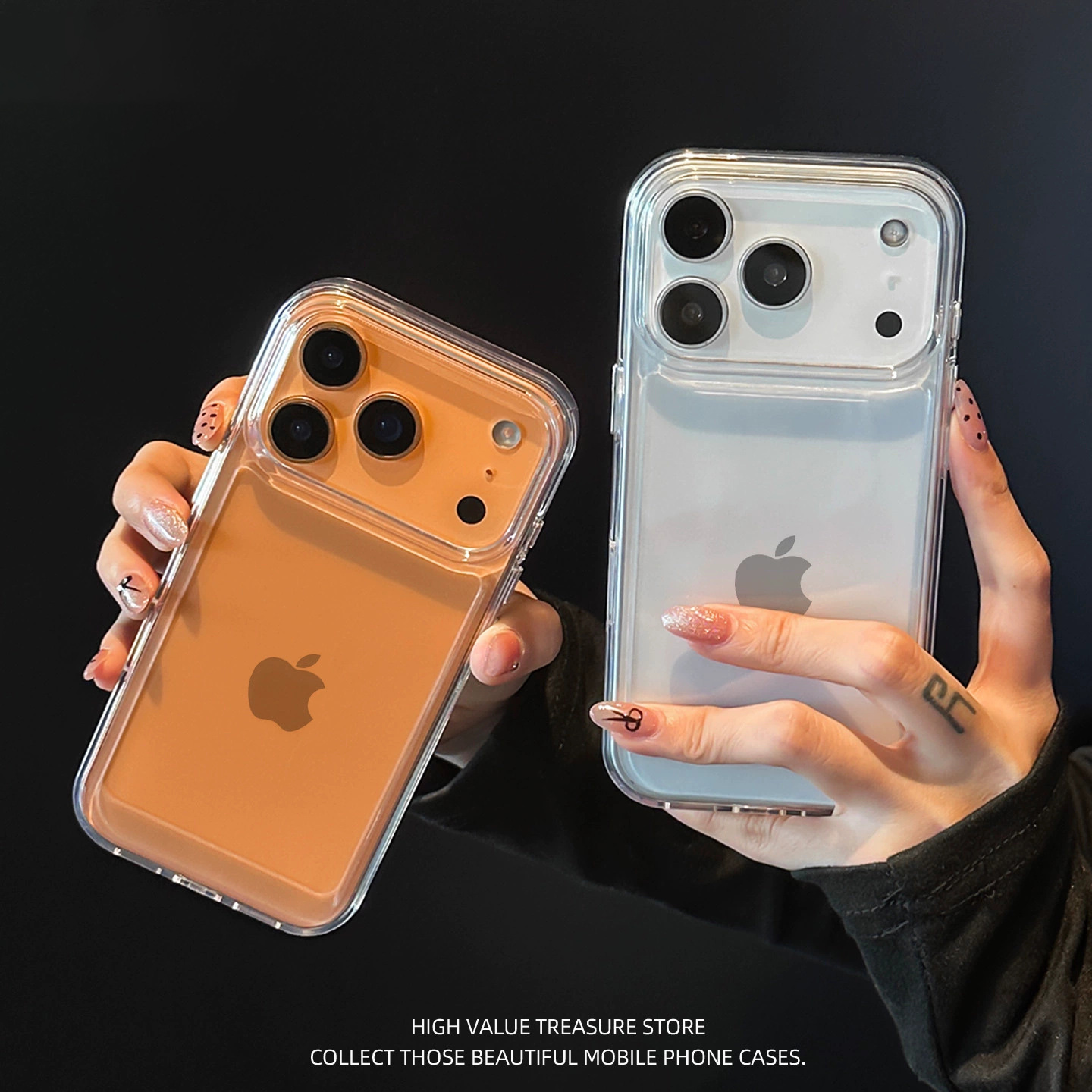 Caso de telefone para iphone 1 - Clear Shockproof Bumper Case avaliação e preço