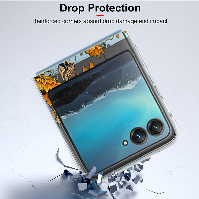 Girassóis padrão claro caso de - Clear Shockproof Bumper Case avaliação e preço