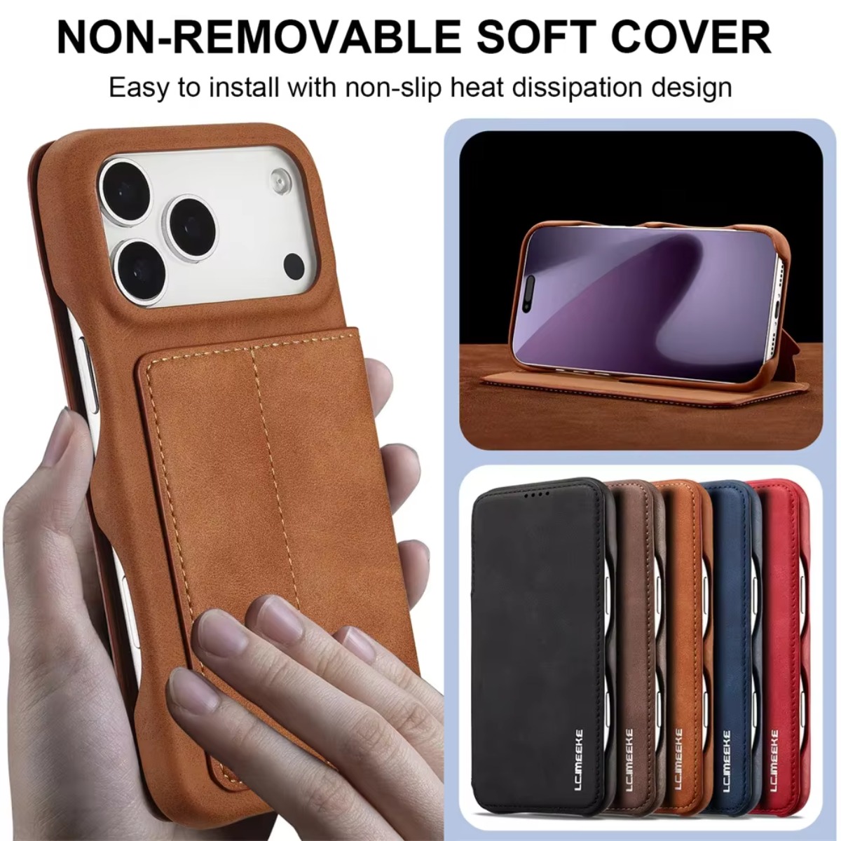 Carteira de couro magnética fl - Leather Wallet Card Holder Phone Cover avaliação e preço