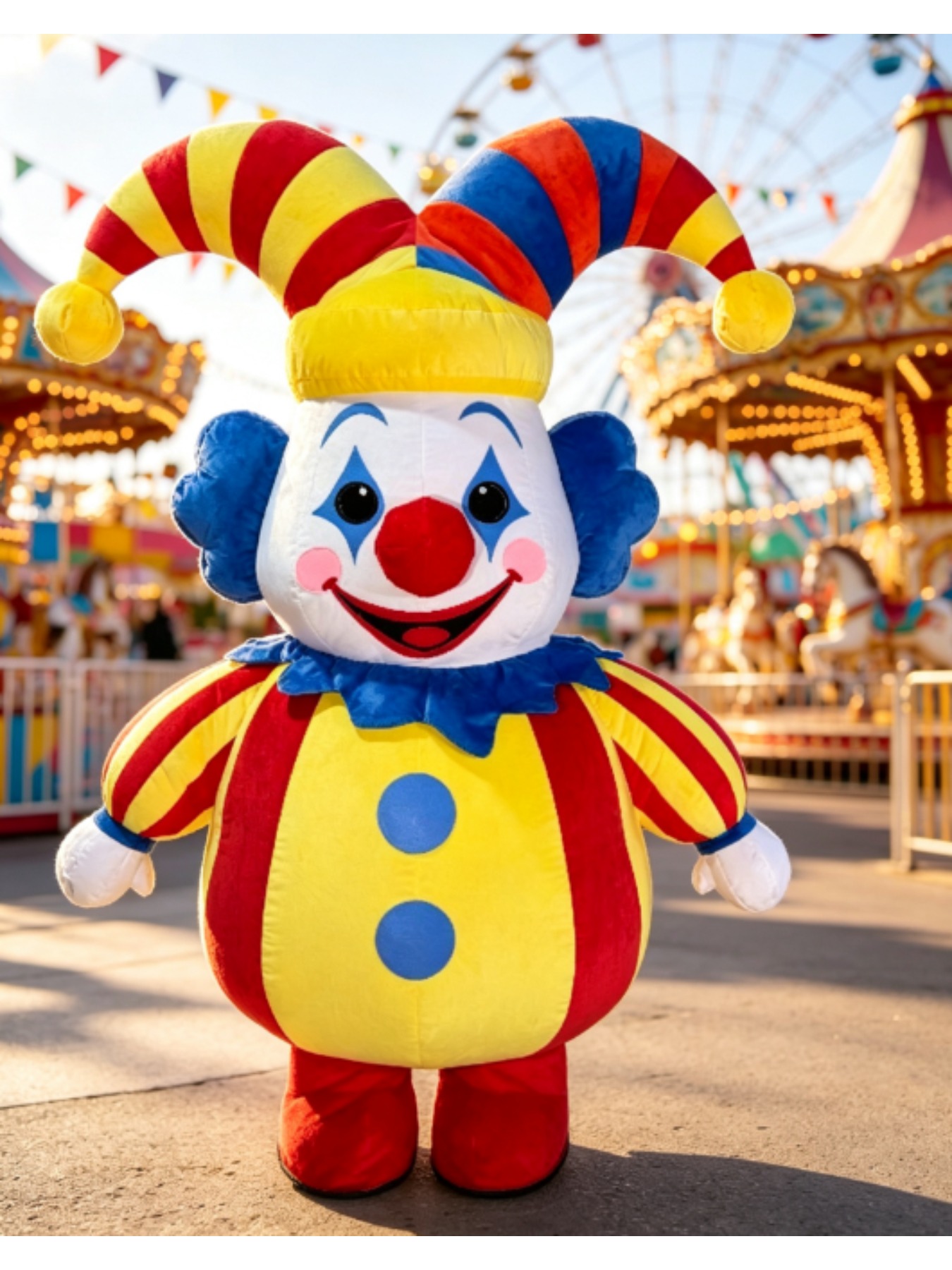 Fantasia de Mascote de Palhaço - Chargers avaliação e preço