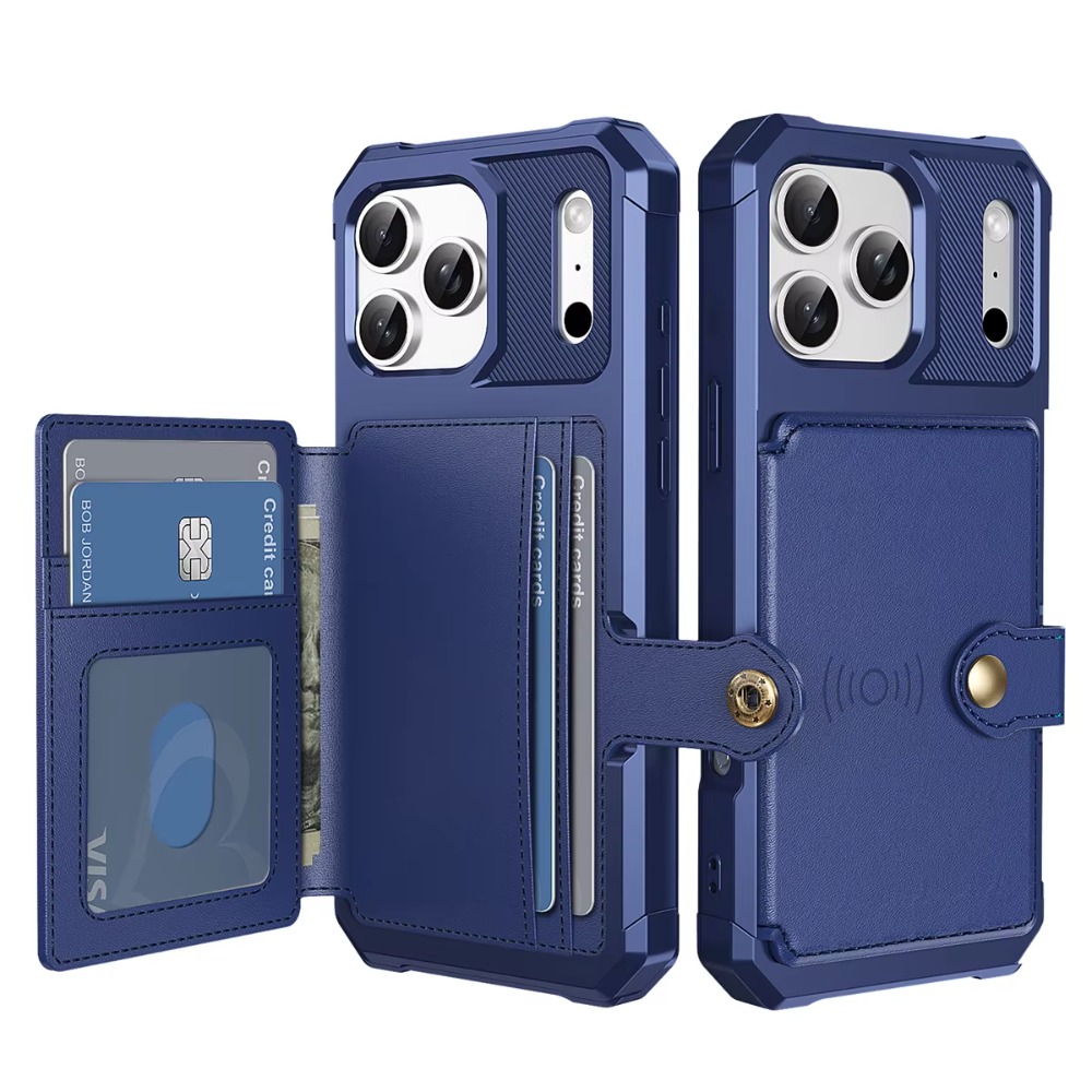Capa de Telefone com Porta-Car - Leather Wallet Card Holder Phone Cover avaliação e preço
