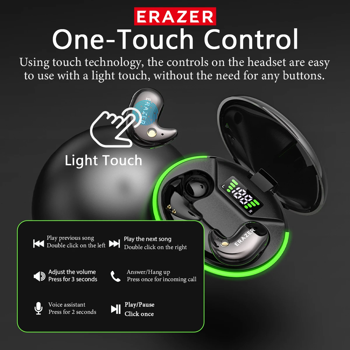 Fones de Ouvido Bluetooth Intr - Earphones avaliação e preço