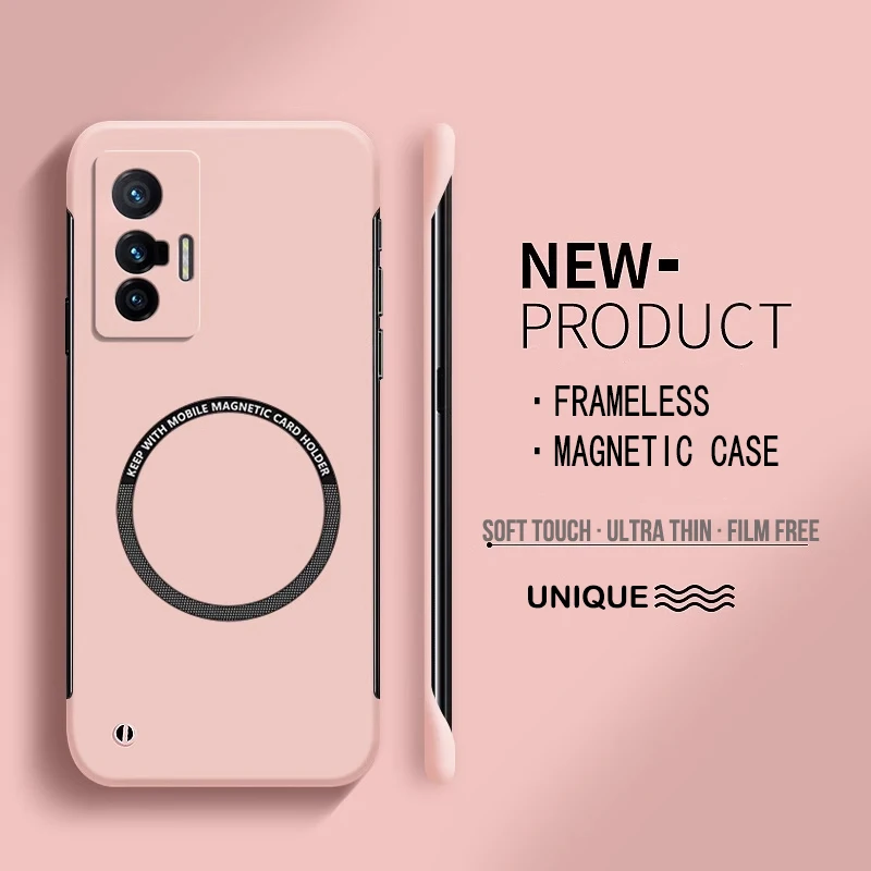 Ultra fino duro pc magnético s - Ultra Thin Frameless Phone Cover avaliação e preço
