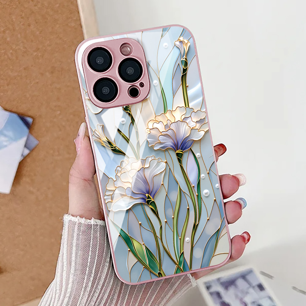 Flor de lótus caso de telefone - Screen Protectors avaliação e preço