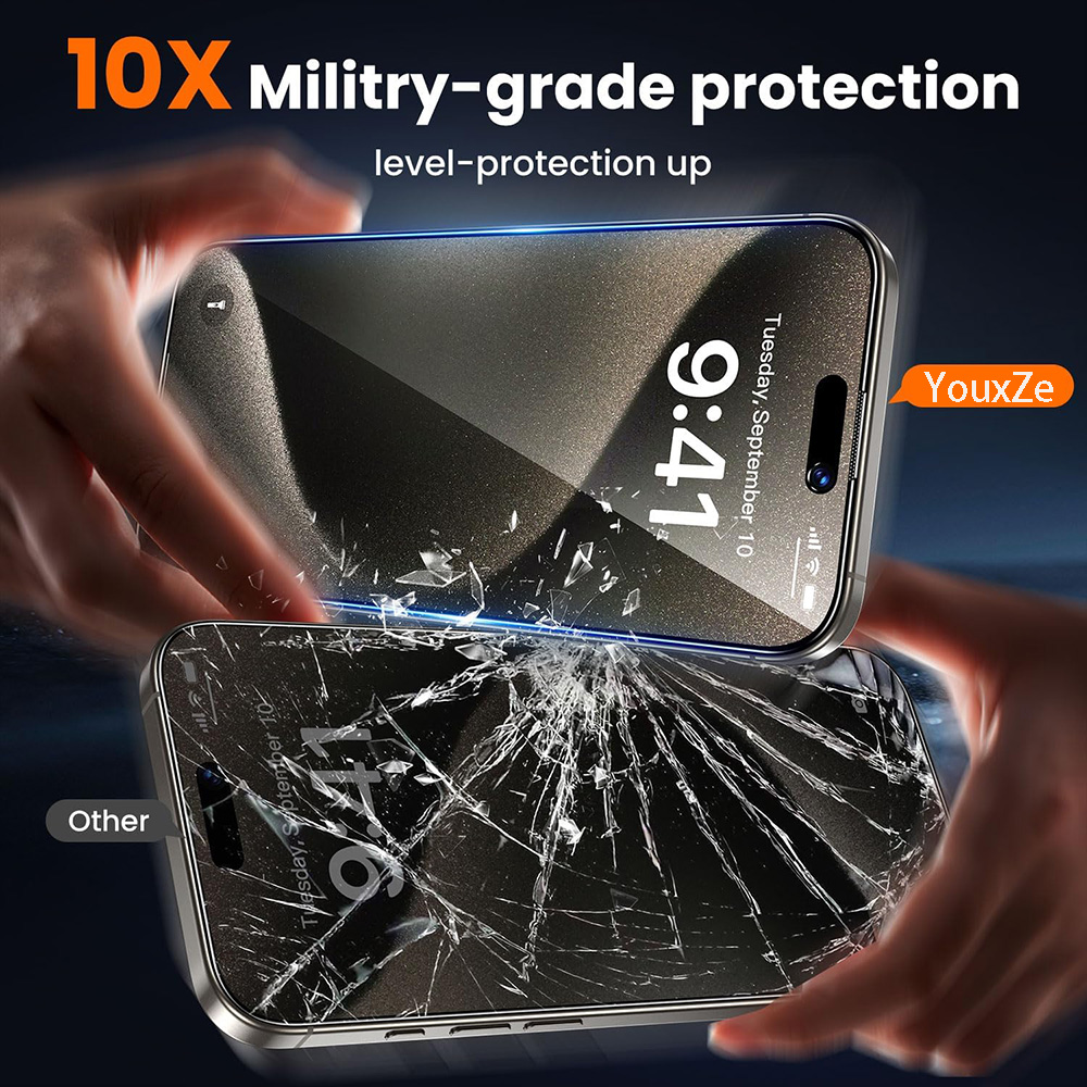 4 Peças de Vidro Temperado Ant - Anti Spy Privacy Glass Case avaliação e preço